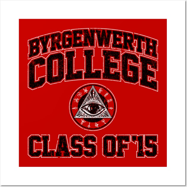 Byrgenwerth College Class of 15 (Variant) Wall Art by huckblade